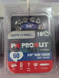 PROKUT CHAIN 16" - 3/8" - .058" - 60DL - Semi Chisel
